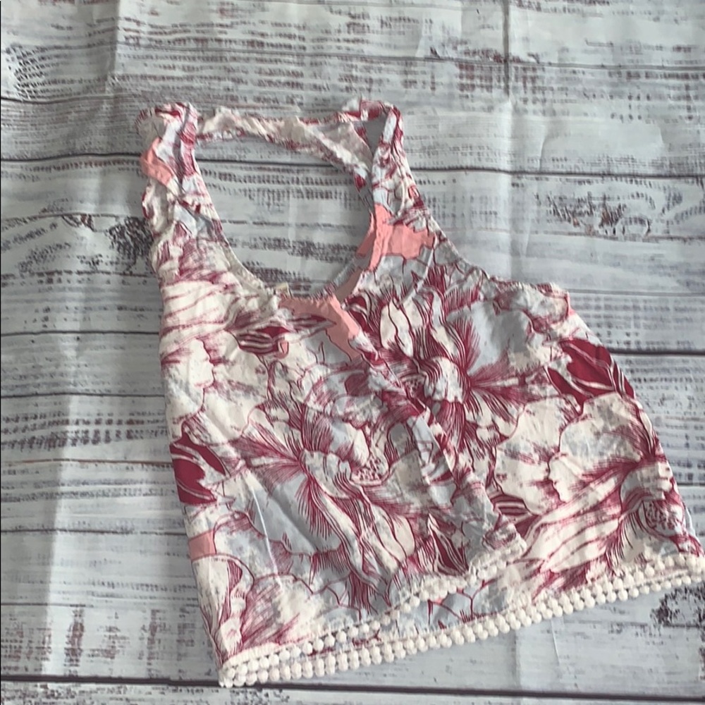 Mudd Floral Crop Top